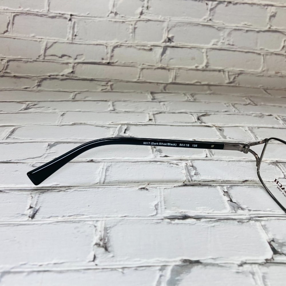 Coach Rectangular Silver Black Eyeglasses Glasses… - image 5